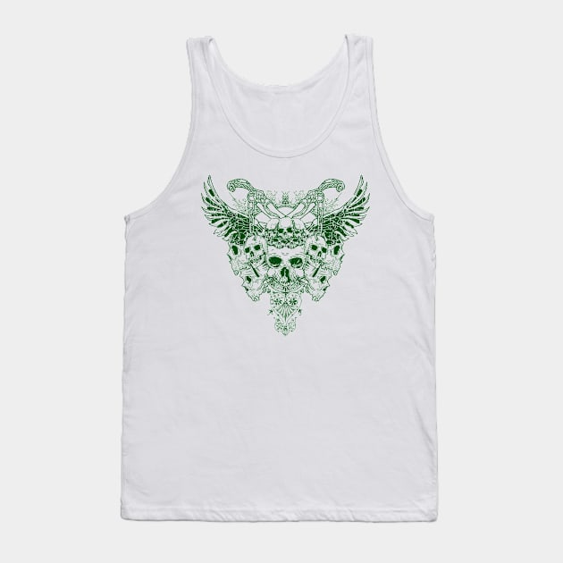 Skulls Trilogy Tank Top by viSionDesign